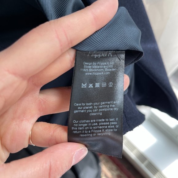 FILIPPA K. - Ancona Wool Pea Coat (NAVY) - Picture 5 of 13